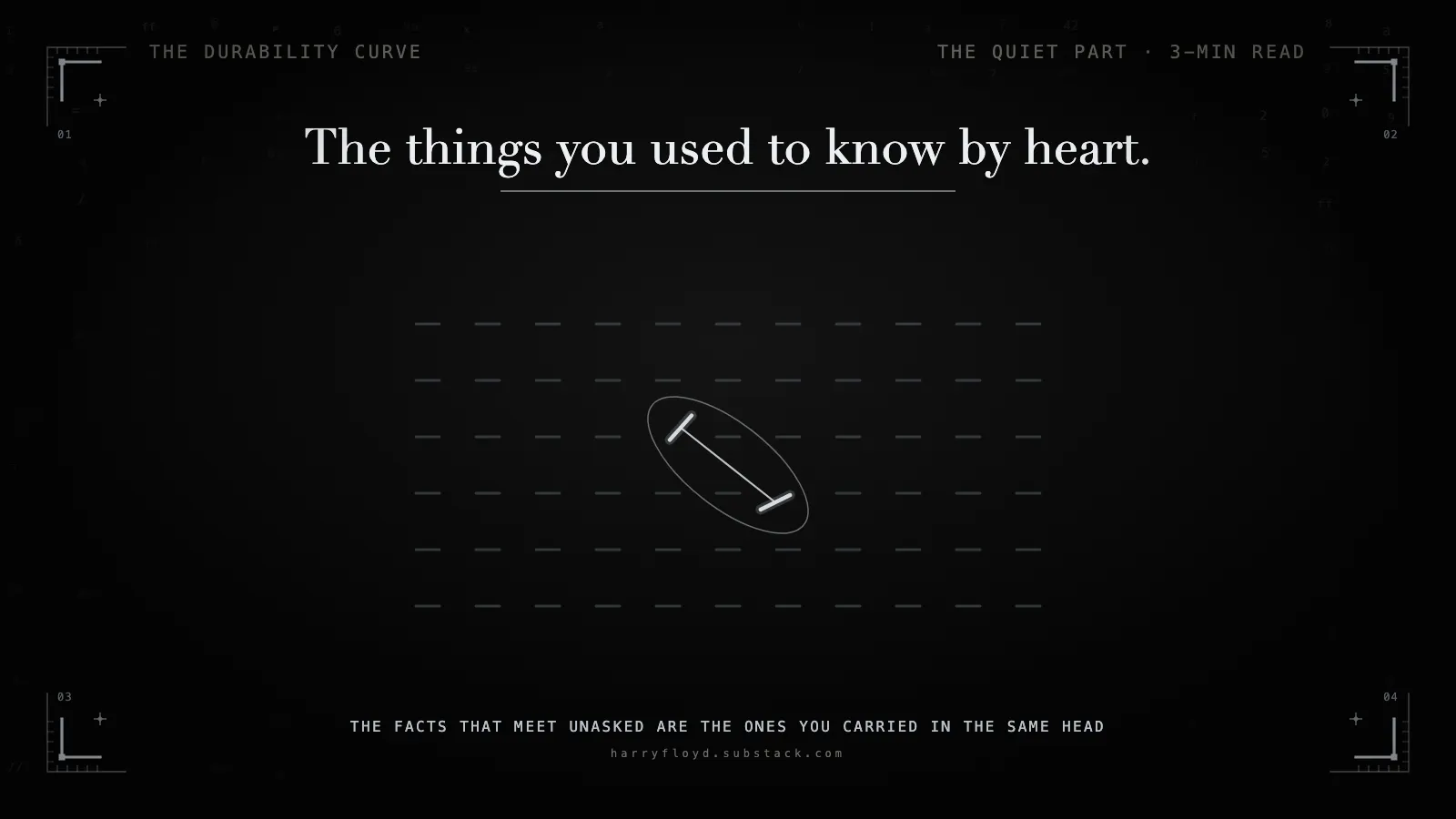 Cover art for The Things You Used to Know by Heart